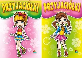 (018) Przyjaciółki z naklejkami MIX