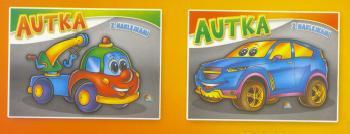 (092) Autka z naklejkami MIX