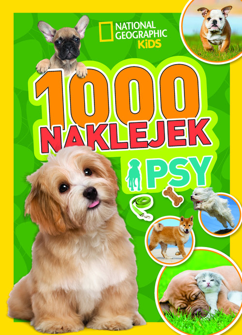 1000 naklejek. Psy. National Geographic Kids