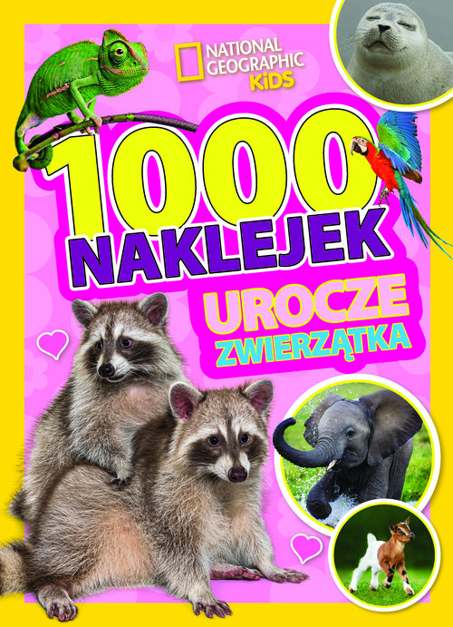 1000 naklejek. Urocze zwierzątka. National Geographic Kids