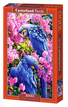 1000x PUZZLE NIEBIESKIE PAPUGI WIEK 12+