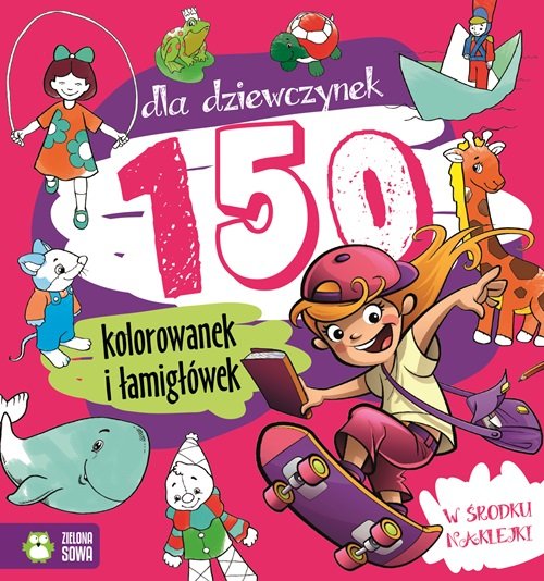 150 kolorowanek dla dziewczynek