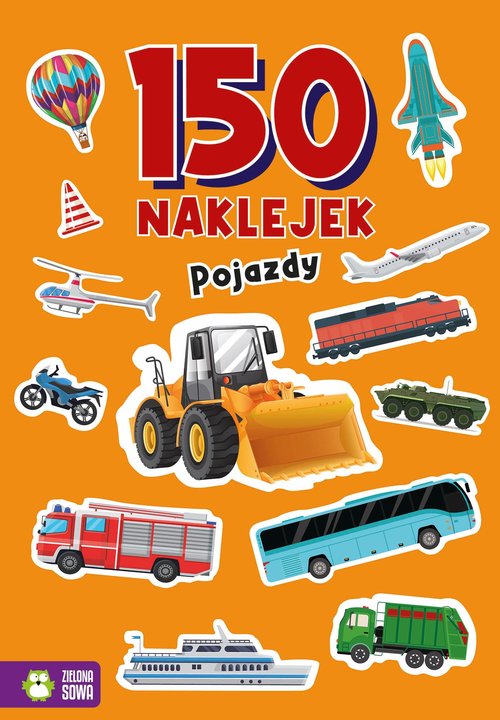 150 naklejek Pojazdy
