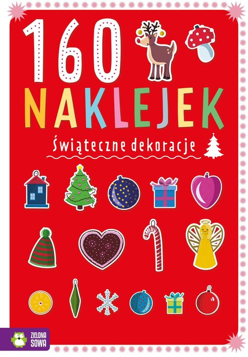 160 naklejek Świąteczne dekoracje