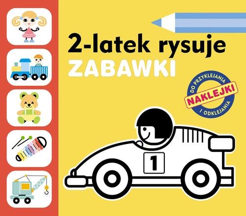 2-latek rysuje. Zabawki + naklejki