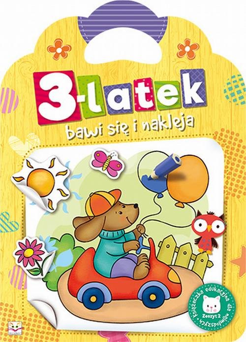 3-latek bawi się i nakleja Część 2