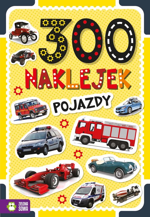 300 naklejek Pojazdy