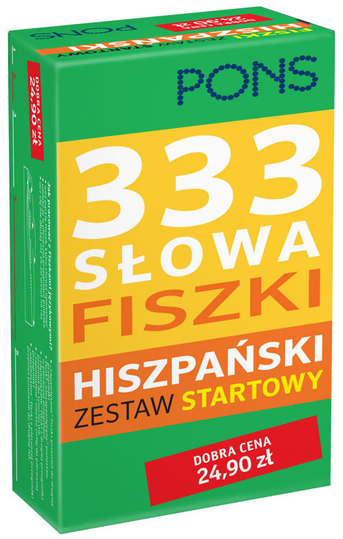 333 Słowa Fiszki Hiszpański Zestaw startowy