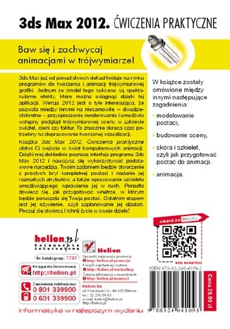 3ds Max 2012. Ćwiczenia praktyczne. eBook