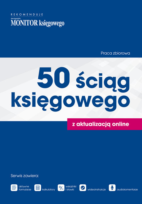 50 ściąg księgowego z aktualizacją online