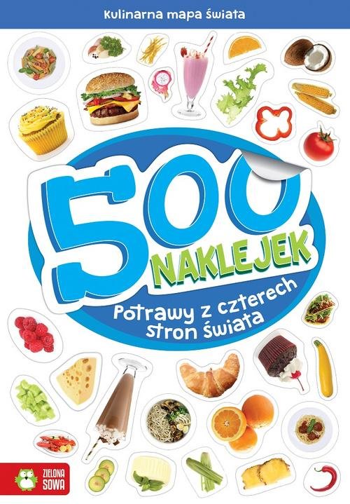 500 naklejek Potrawy z czterech stron świata