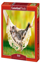 500x PUZZLE KOTEK NA HAMAKU WIEK 8+