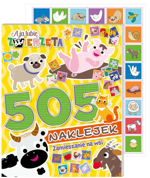 A ja lubię zwierzęta. 505 naklejek. Zamieszanie na wsi