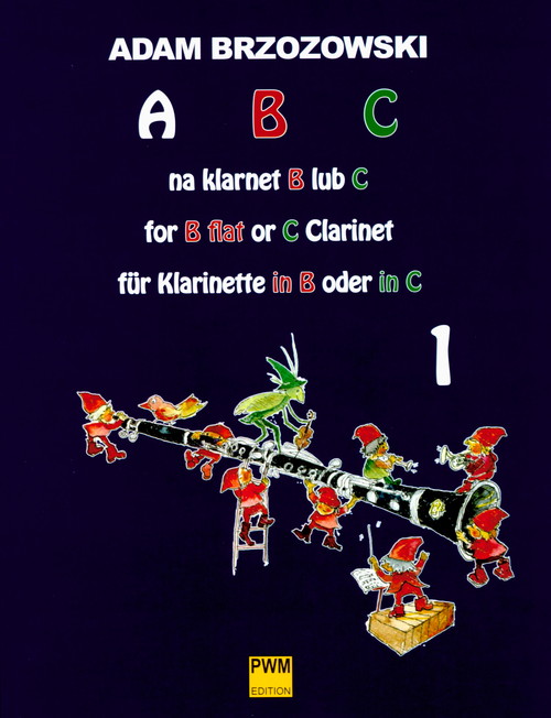 ABC na klarnet B lub C Podręcznik do nauki gry na klarnecie dla najmłodszych 1