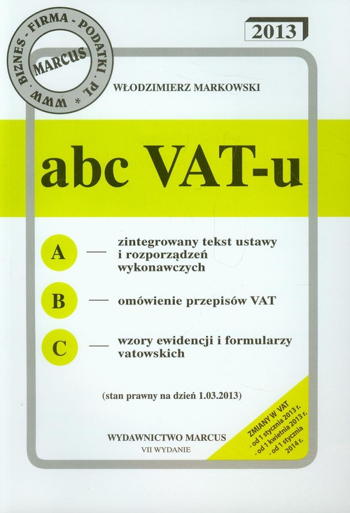 ABC VAT-u 2013
