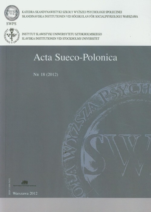 Acta Sueco Polonica 18/2012