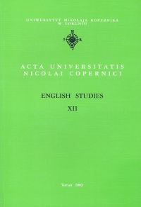 Acta Universitatis Nicolai Copernici English Studies XII