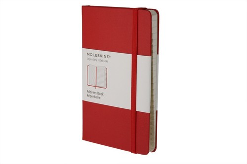 Adresownik P Moleskine Classic czerwony