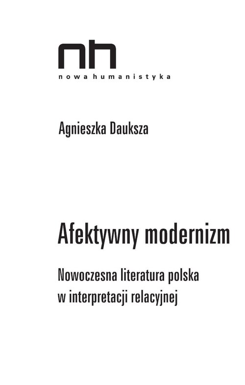 Afektywny modernizm