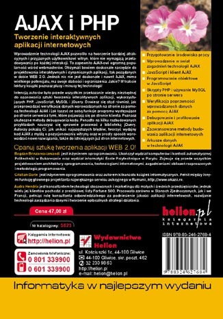 AJAX i PHP. Tworzenie interaktywnych aplikacji internetowych. Wydanie II. eBook