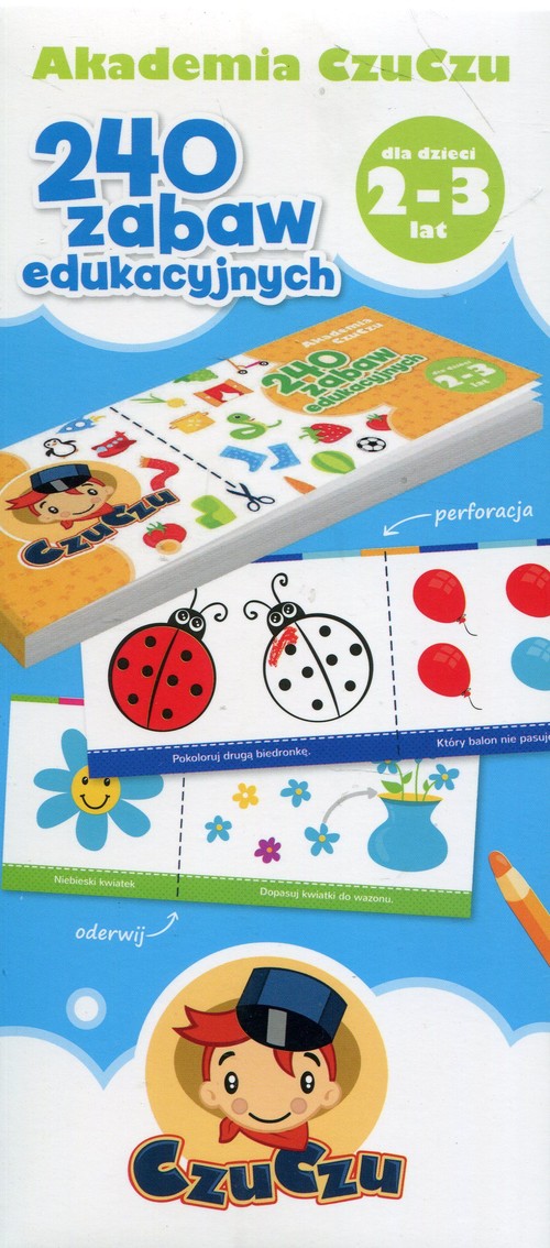 Akademia CzuCzu dla dzieci od 2-3 lat 240 zabaw edukacyjnych