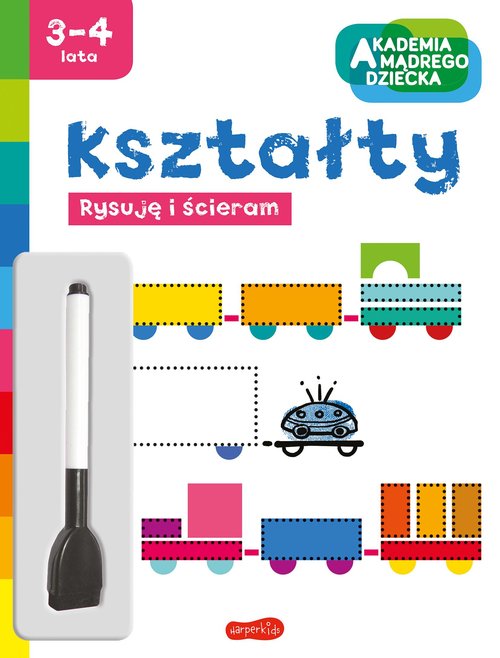 Akademia mądrego dziecka Kształty Rysuję i ścieram