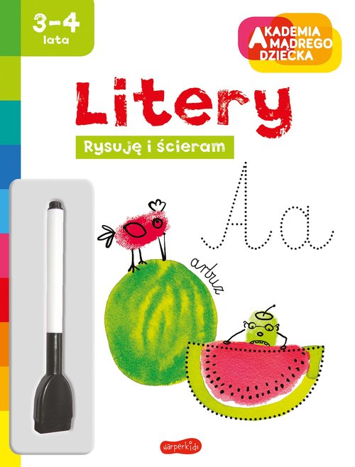 Akademia mądrego dziecka Litery Rysuję i ścieram