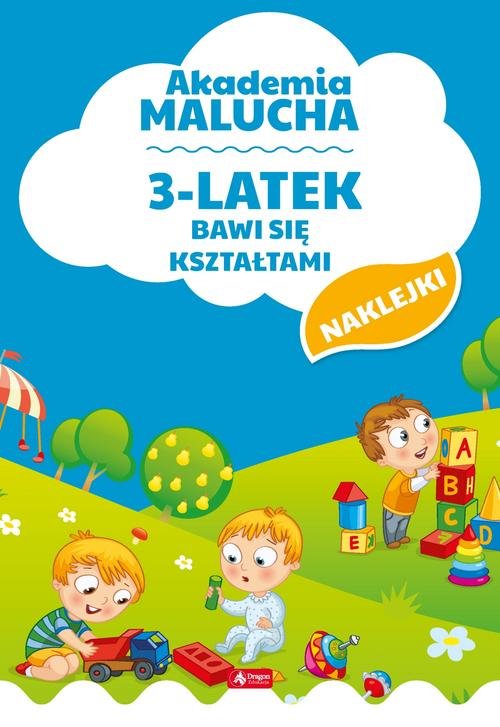 Akademia malucha 3-latek bawi się kształtami