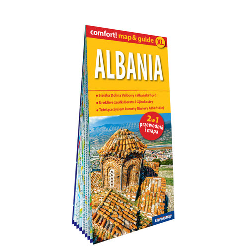 Albania laminowany map&guide 2w1: przewodnik i mapa