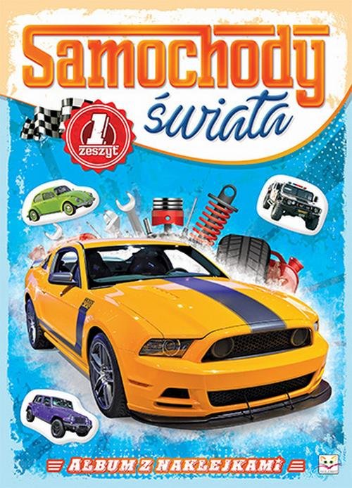 Album z naklejkami Samochody świata Część 1