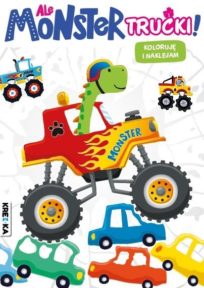 Ale Monster Trucki! Koloruję i naklejam