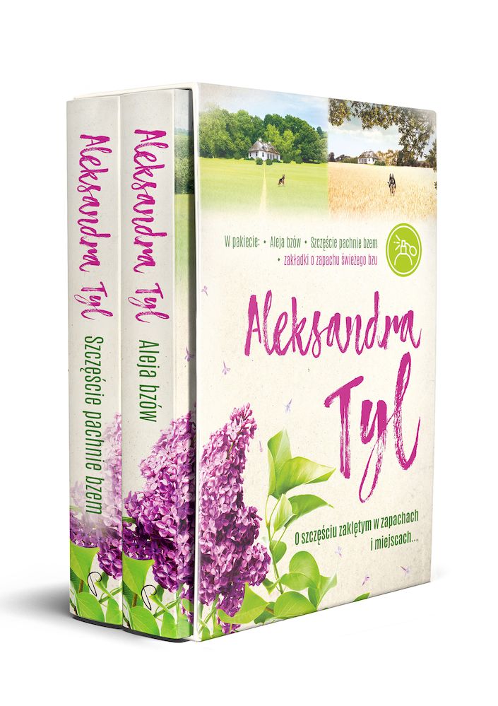 Aleja Bzów / Szczęście pachnie bzem Pakiet w etui z pachnącą zakładką
