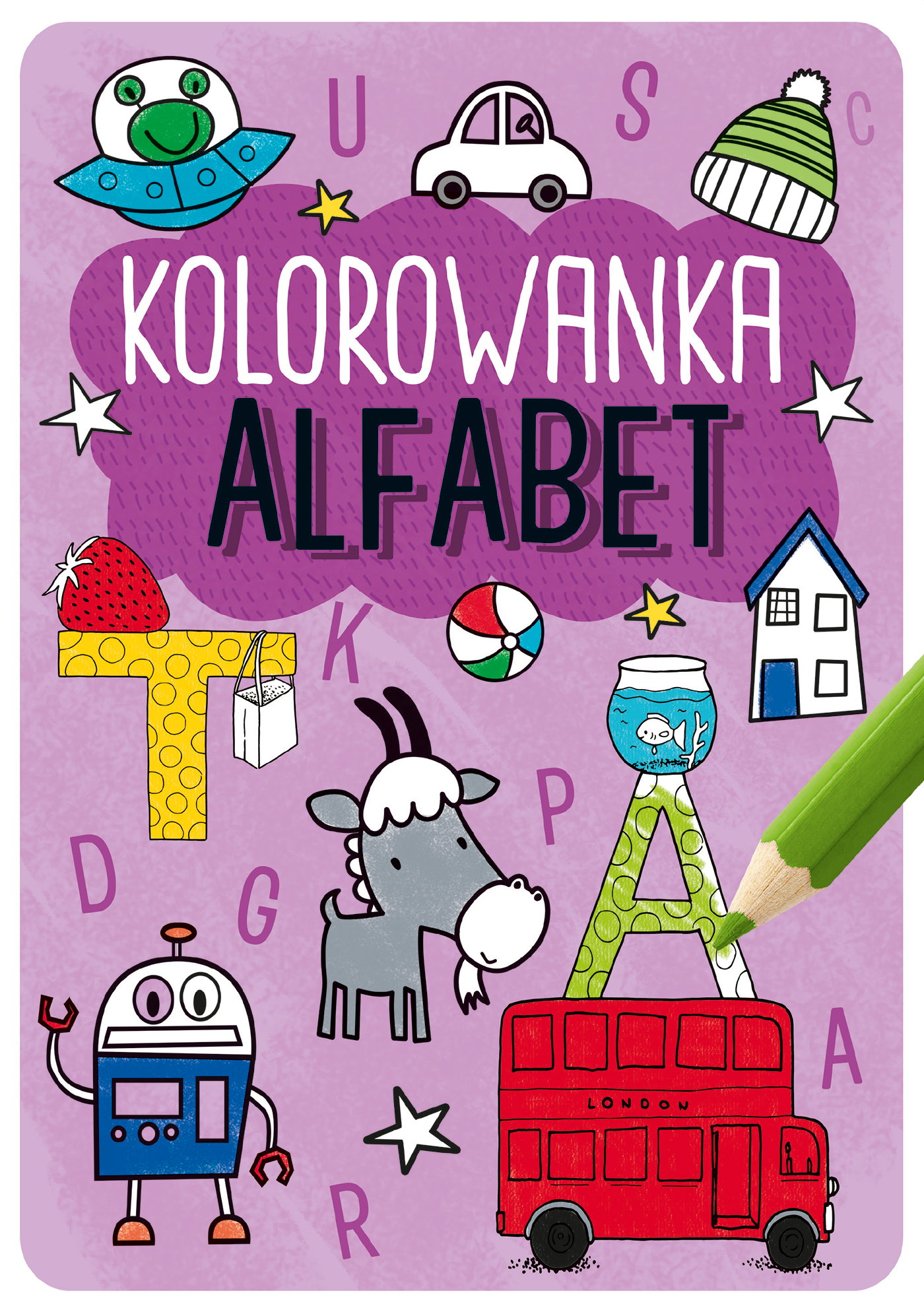 Alfabet kolorowanka Kapitan Nauka