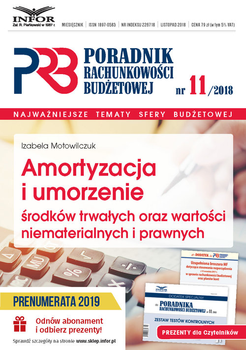 Amortyzacja i umorzenie środków trwałych oraz wartości niematerialnych i prawnych