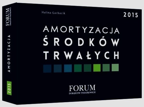 Amortyzacja środków trwałych 2015