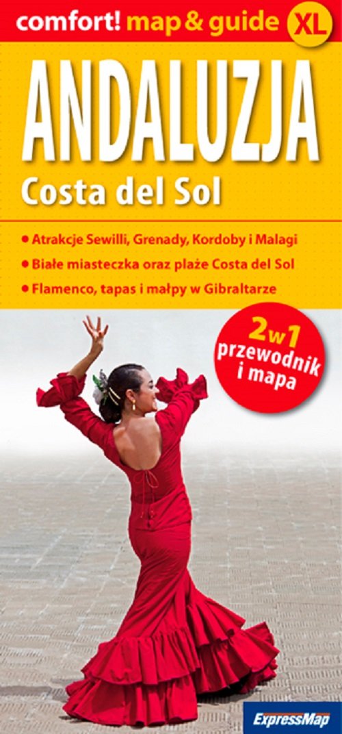 Comfort! mapguide XL. Andaluzja. Costa del Sol 2w1. Przewodnik i mapa