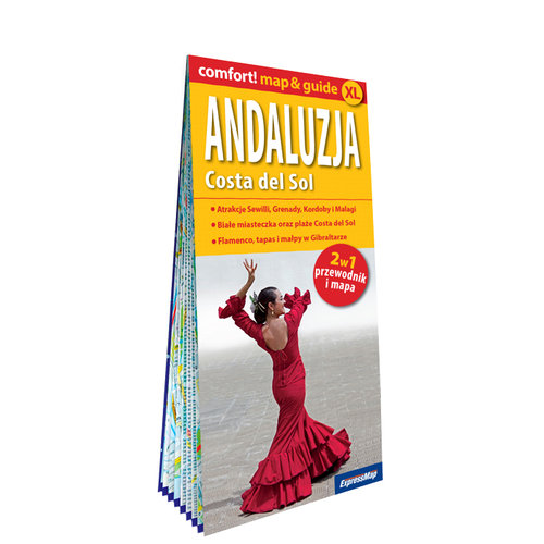 Andaluzja Costa del Sol laminowany map&guide XL 2w1 przewodnik i mapa