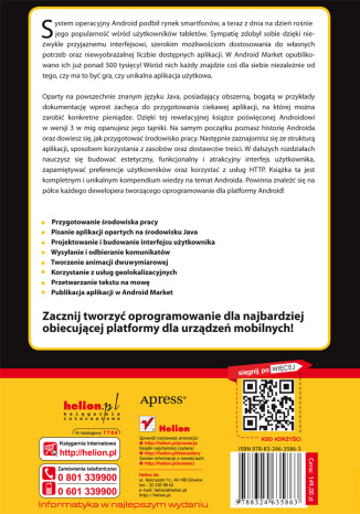 Android 3. Tworzenie aplikacji. eBook