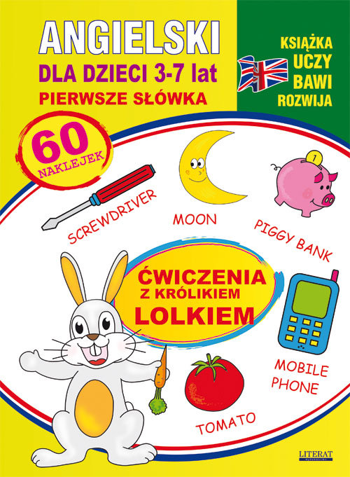 Angielski dla dzieci 3-7 lat Ćwiczenia z królikiem Lolkiem