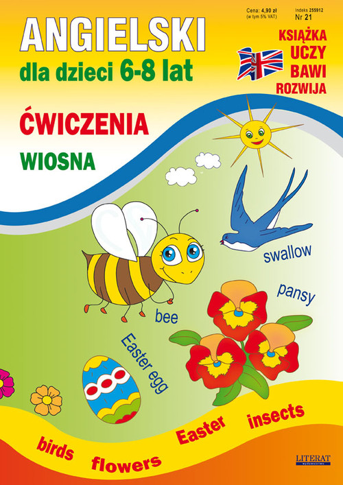 Angielski dla dzieci 6-8 lat. Ćwiczenia Wiosna