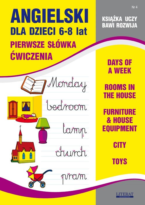 Angielski dla dzieci 6-8 lat Pierwsze słówka Ćwiczenia Zeszyt 4