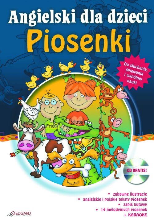Angielski dla dzieci - Piosenki (CD w komplecie)