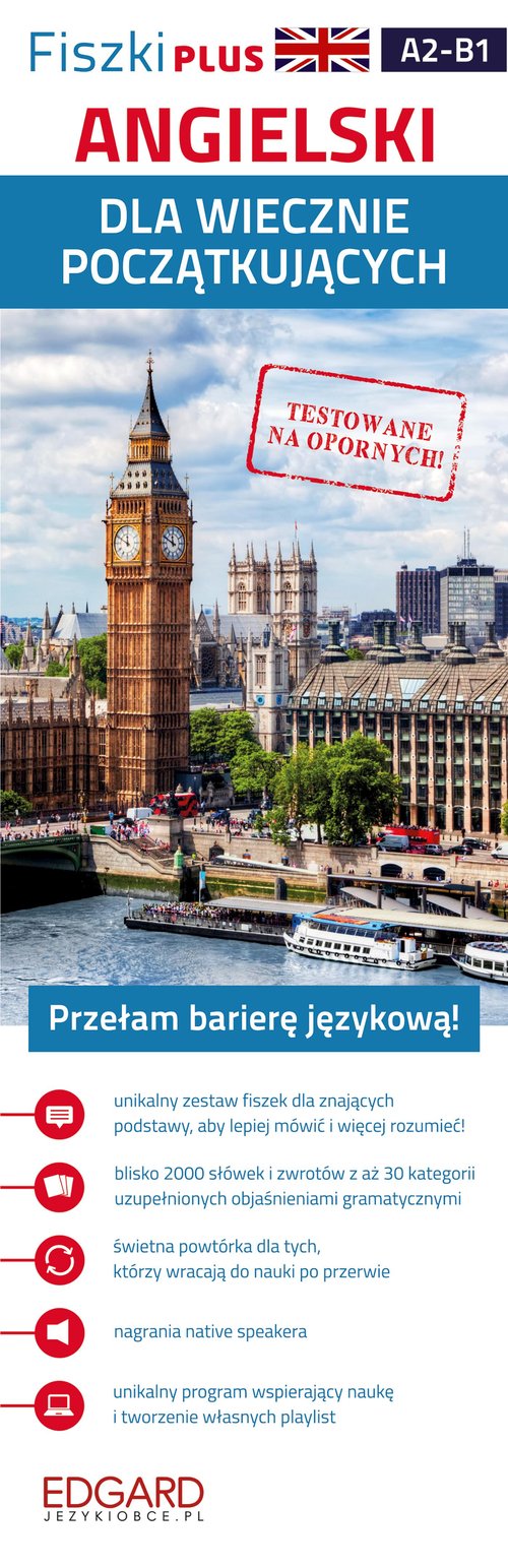 Angielski Fiszki Plus dla wiecznie początkujących