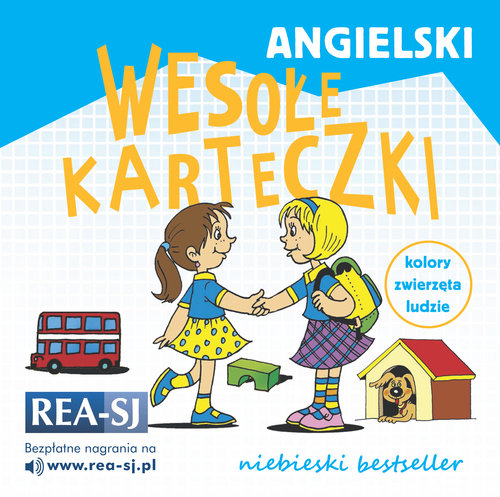 Angielski - wesołe karteczki. Niebieski