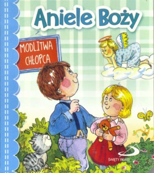 Aniele boży modlitwa chłopca