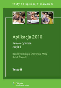 Aplikacja 2010 Prawo cywilne część 1