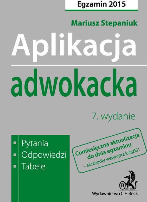 Aplikacja adwokacka. Pytania odpowiedzi tabele