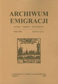 Archiwum Emigracji tom 2/11 2009