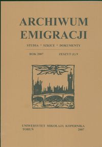 Archiwum Emigracji tom 9