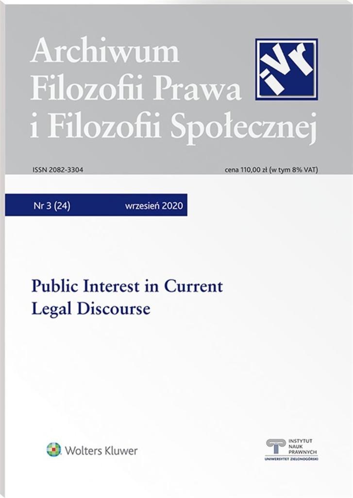 Archiwum Filozofii Prawa i Filozofii.. 3/2020 (24)